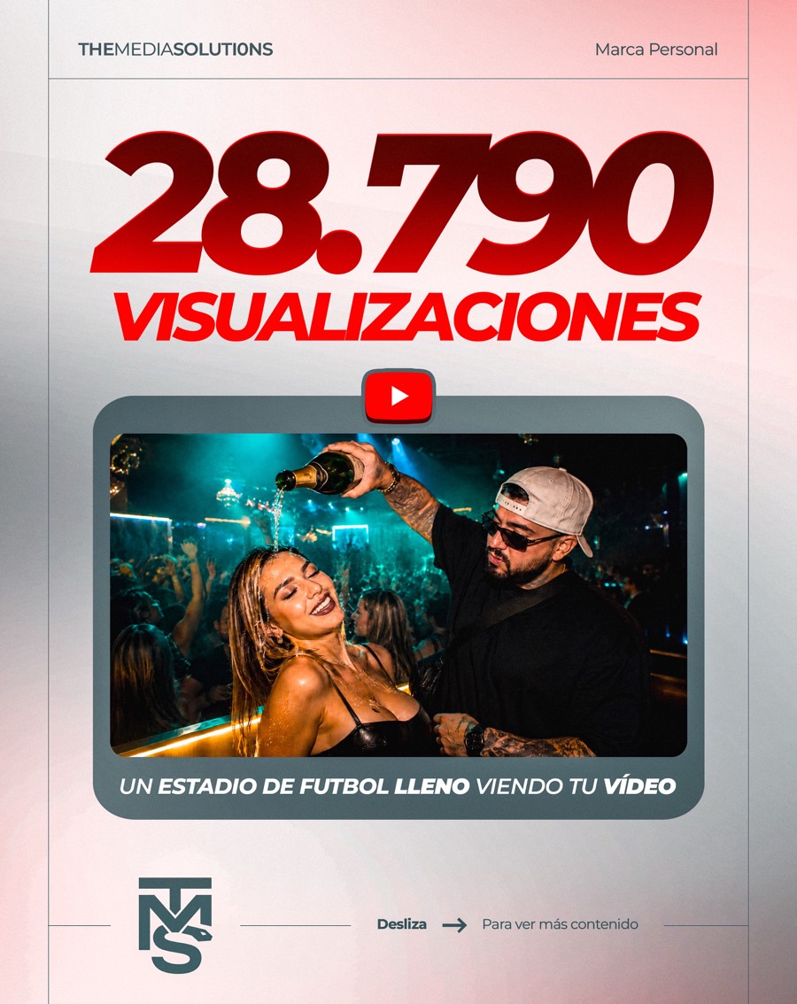 28.790 visualizaciones, campaña de marca personal